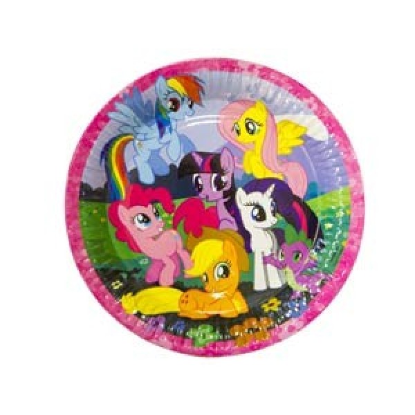 Тарелка My Little Pony 23 см 8шт. 1502-1328