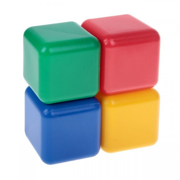 Набор кубиков 4 шт 12см 1930537