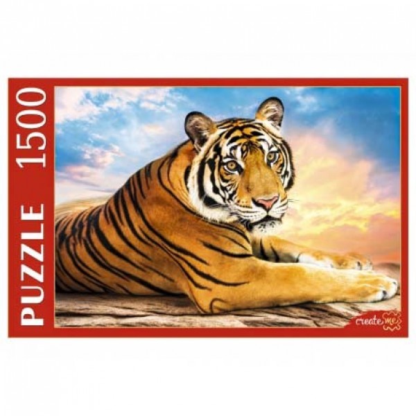 Пазл 1500 Большой тигр на закате ГИП1500-0628