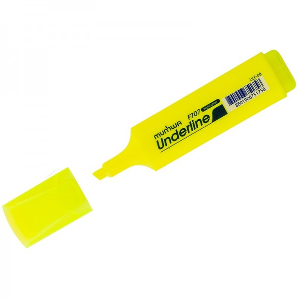 Текстовыделитель MunHwa UnderLine желтый, 1-5мм ULF-08