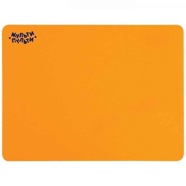 Доска для лепки А5+, 800 мкм, пластик, оранжевый 323630 Мульти-Пульти 