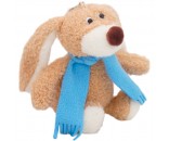 Кролик Лоуренс самый младший 15 см коричневый в голубом шарфе 01005815B-85