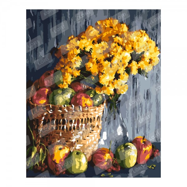 Набор для творчества Картина по номерам Осенний натюрморт Рх-118 Lori